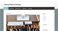Desktop Screenshot of bishopphysicaltherapy.com